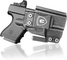 IWB Holster with Claw&Optic Cut Fit Glock 26 Gen1-5/Glock 27&Glock33 Gen3-4