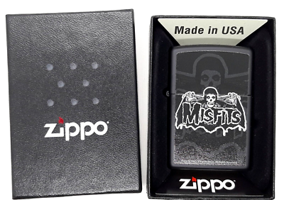 The Misfits Bat Fiend Authentic Zippo Lighter Black Matte | eBay