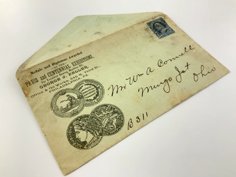 Paris Centennial Exhibitions Office & Oil Works 1900 Ohio Postal History HH379 - Image 3 of 4