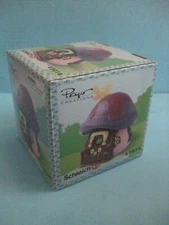 Smurf Smurfs  Smurfette pink purple House Cottage #490011 Schleich aprox 2007