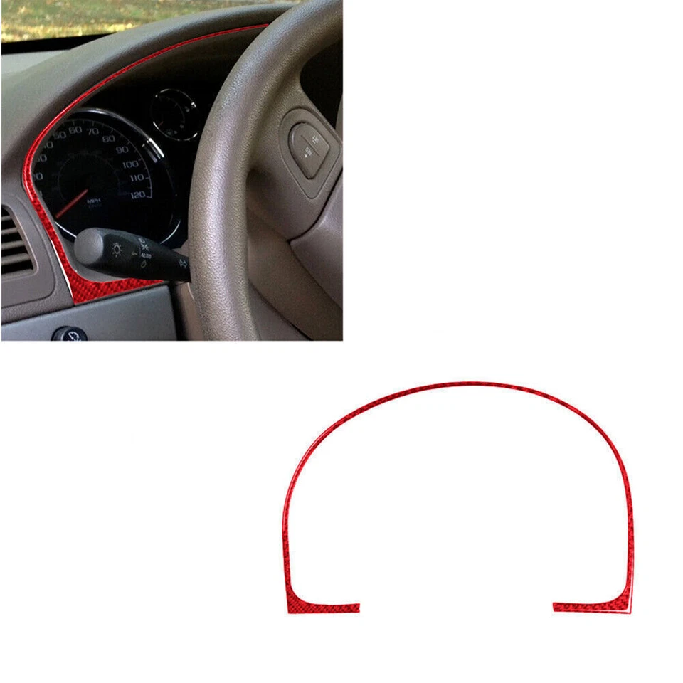 Kit completo interior de fibra de carbono rojo 26* para Chevrolet Cobalt 2005-2010 Foto 2 de 4