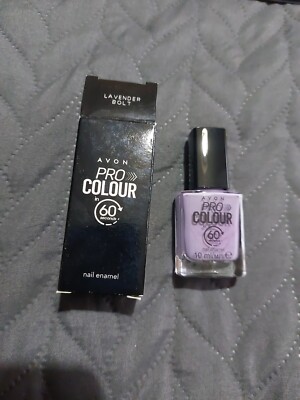 AVON PRO COLOUR 60 SECONDS QUICK DRY NAIL EMAIL 10ml Neu in OVP - Lavender Bolt