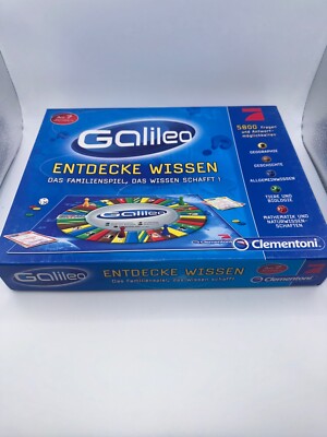 Galileo - Entdecke Wissen von Clementoni - Familien Brettspiel vollständig