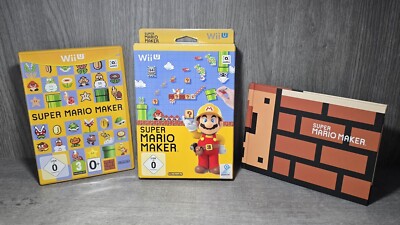 Super Mario Maker - Big Box | Nintendo Wii U | amiibo | Artbook | OVP 