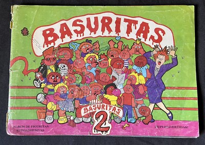 BASURITAS 2 complete sticker album ARGENTINA FOREIGN GARBAGE PAIL KIDS  GPK