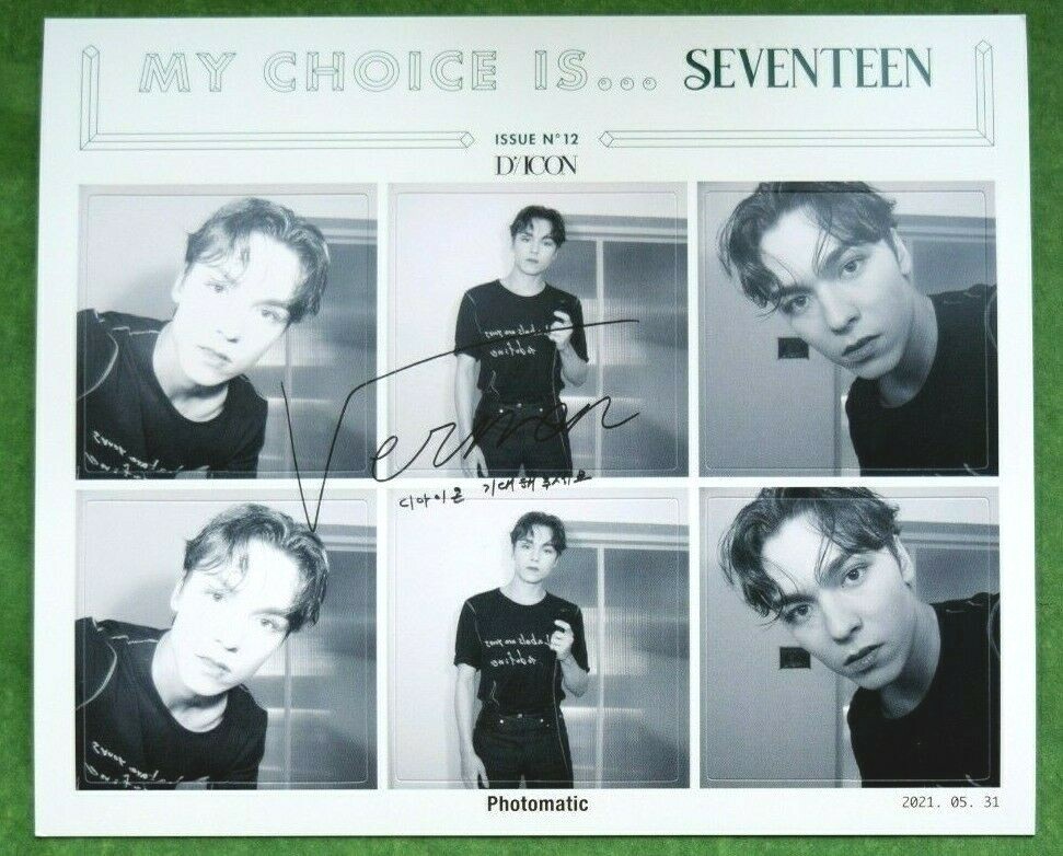 SEVENTEEN Dicon Magazine Vol. 12 My Choice Is Photomatic Sticker