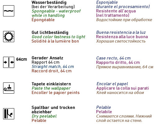 Papel pintado a rayas EDEM 85030BR33 líneas curvas beige-marrón blanco 5,33 m2 - Imagen 6 de 6