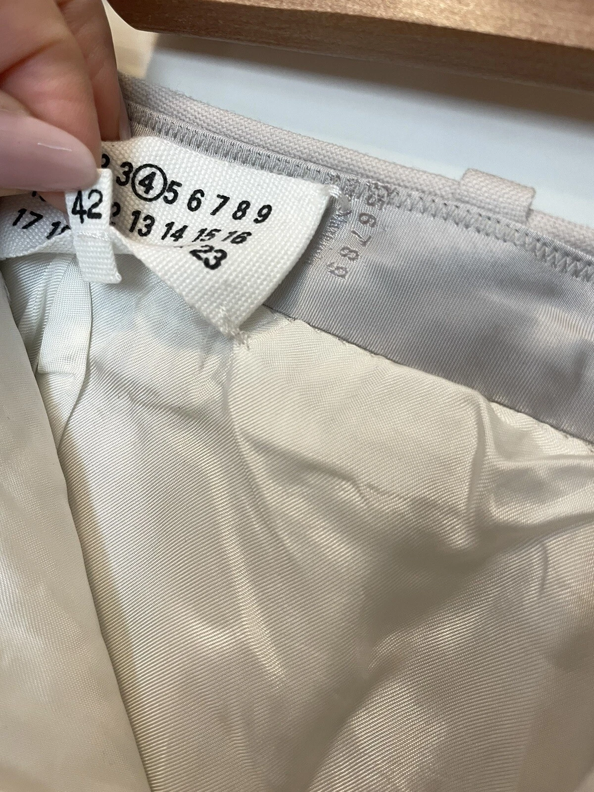 ABITO PANTALONE PANTALONE MAISON MARGIELA MISTO LANA CROPPED SABBIA US INtime OTTIMEioni CO TG 4230