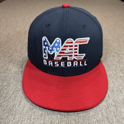 MAC MID AMERICAN CONFERENCE New Era 59Fifty Fitted Hat Cap Size 7 3/8 Tools
