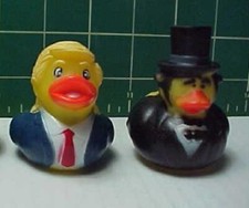 Rubber Duckies Presidents Lincoln  Trump