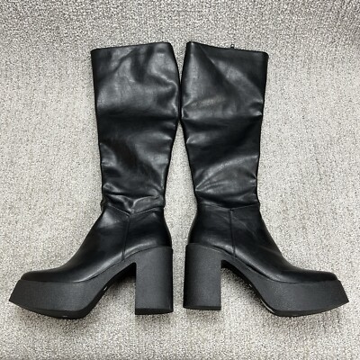 Lamoda Slick Nicks Knee High Platform Boots Lamoda Slick Nicks