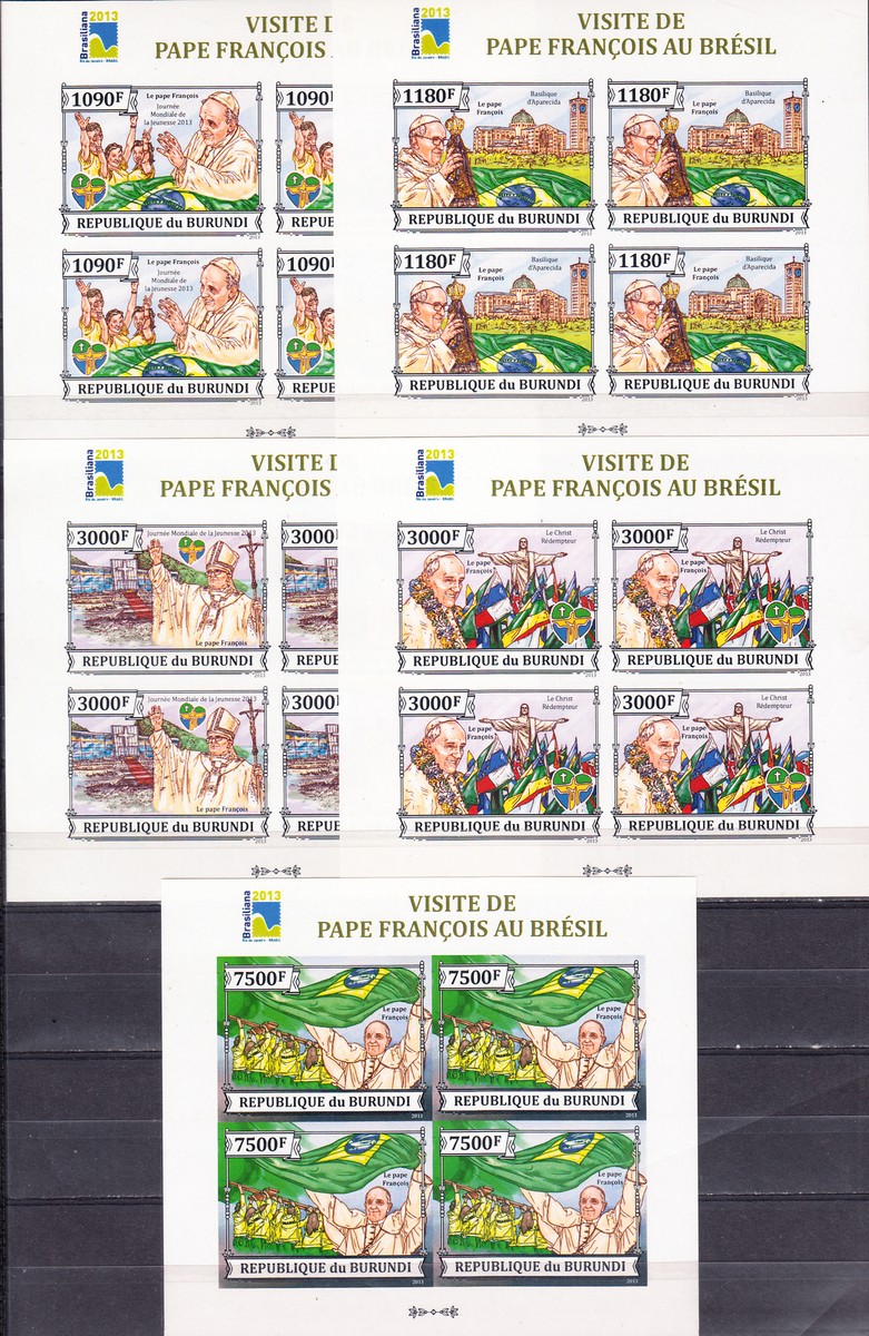 Prophila Collection Burundi Briefmarken – 2720-2723, Postfrisch, Marsforschung 2012, MNH