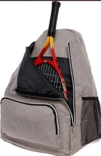 NEW In Package Tennis Backpack w/Shoe Compartment LISH Brand Bag