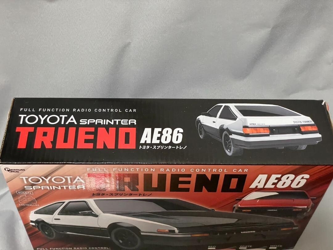 BANDAI TOYOTA SPRINTER TRUENO ラジコン TOYOTA AE86 SPRINTER TRUENO 3 Door 196mm For 1/10 RC Drift