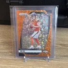 Panini 2024 Prizm Football Bo Nix Rookie Card #309 Denver Broncos ORANGE DISCO