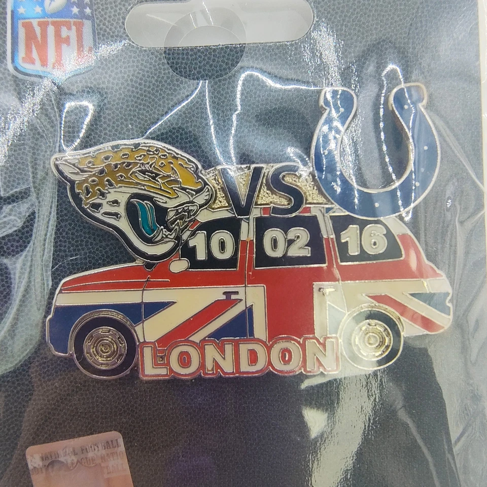 Jacksonville Jaguars VS Indianapolis Colts NFL Game Day Pin 10/2/2016 London - Image 3 of 3