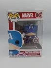 FUNKO POP MARVEL UNIVERSE CAPTAIN AMERICA #06 DAVE AND BUSTERS FREE SHIPPING