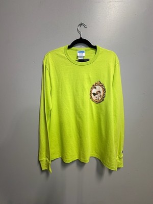 [CLOTHING SAMPLE] Men's Champion Long Sleeve Tee Green Size: M New Without Tags