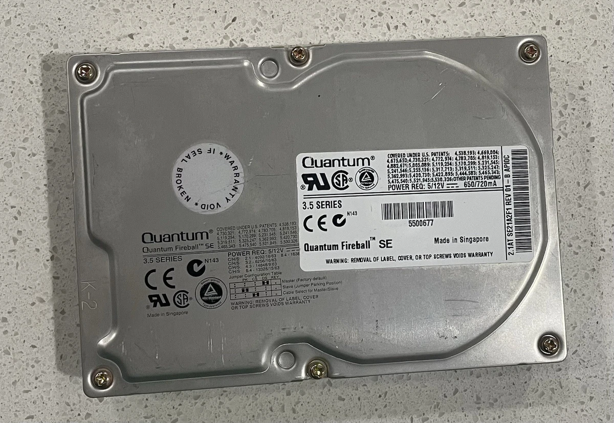 Quantum PATA/IDE/EIDE Hard Drives (HDD, SSD & NAS) for sale | eBay