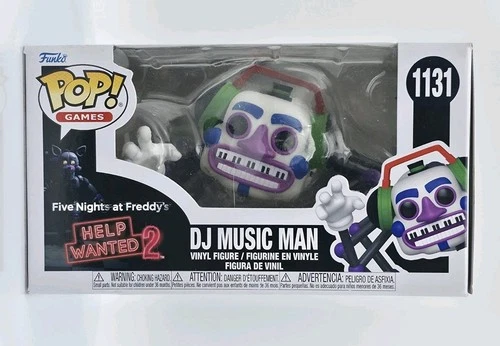 Funko Pop! Vinyl: Five Nights at Freddy's FNAF DJ Music Man #1131 w/Protector