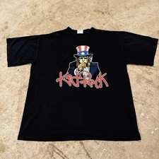 Vtg Kid Rock Band T Shirt Sz XL American Tour Detroit Style Single Stitch Black