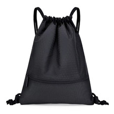 1Pc Foldable Waterproof Gym Bag Fitness Backpack Drawstring Shop Pocket Hiking C