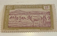 Timbre 1c Cameroun français 1925 voir autres annonces de collection