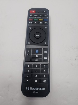 RC-200 Voice Remote Control for Super Smart TV Box S5 S6 Pro Max Ultra