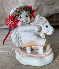 Vintage Dreamsicles Range Rider 1995 Cherub Signed Kristin #DC305 Cast Art