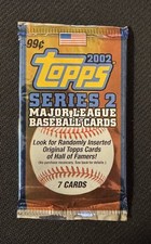 opps 2002 Series 2 Major League Baseball Cards Pack (10 Cards) Unopened/sealed