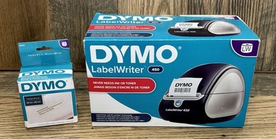 NEW Dymo Label Writer 450 Turbo Label Printer 1752266 + New Box 700 Labels!