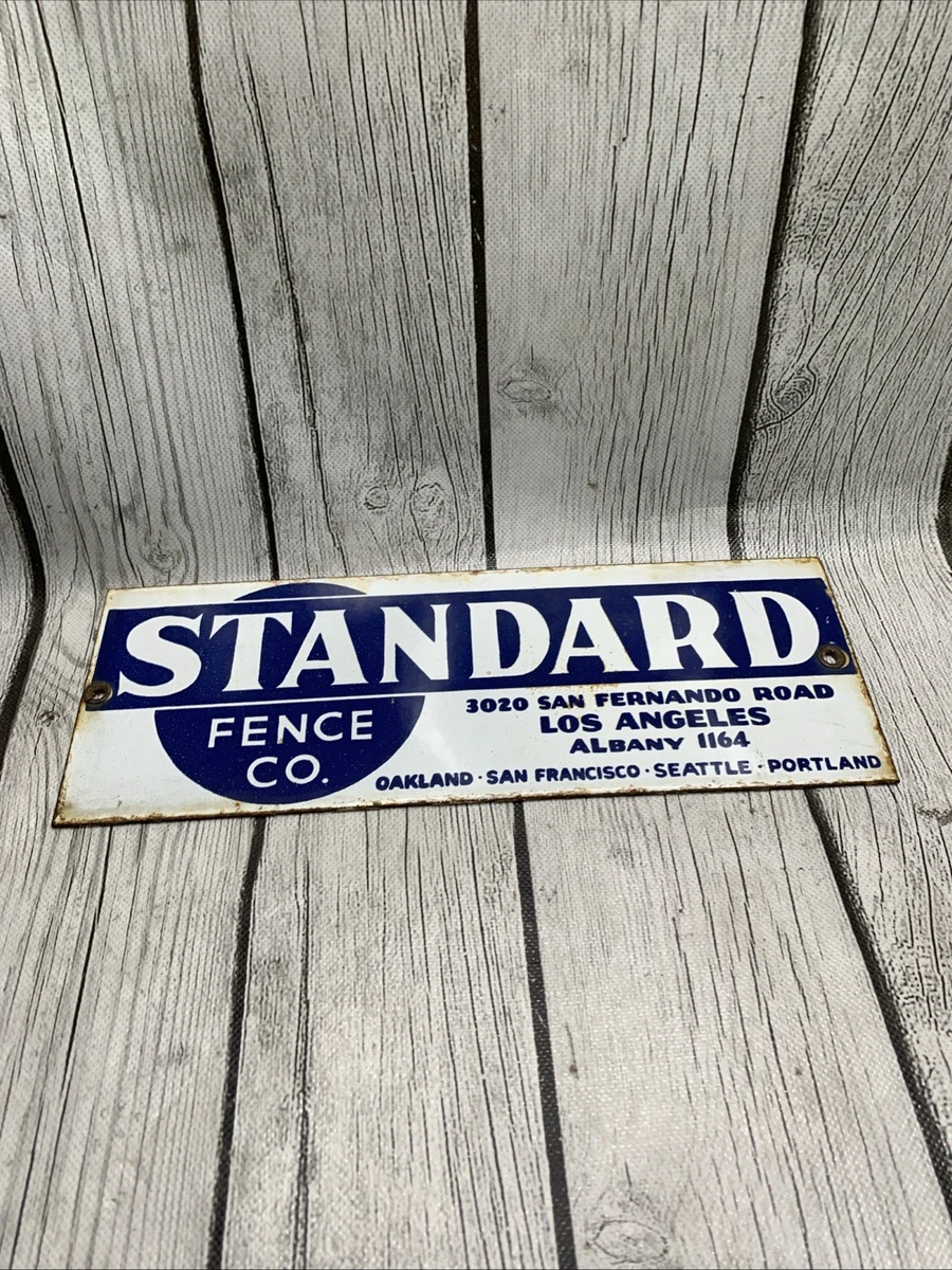 vintage fence sign products for sale | eBay
