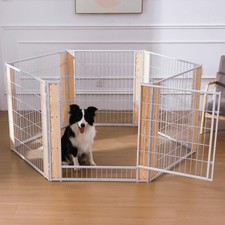 Heavy Duty Dog Playpen 35.4 Inch for Medium Small Dogs Indoor Outdoor Fence
