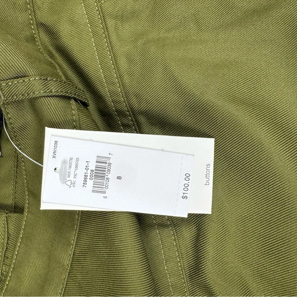 Banana Republic Twill A-Line Skirt Size 8 NWT - Image 4 of 4