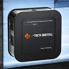 Digital Optical Splitter 1 in 3 out for TV, Toslink Splitter 1x3 SPDIF Audio,