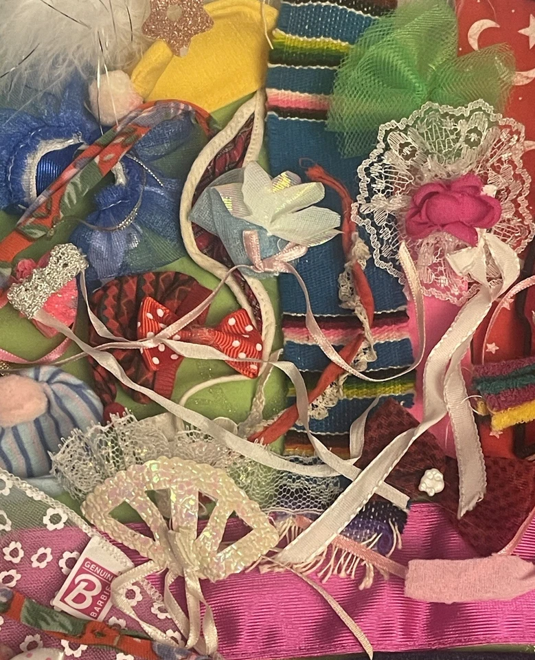 Accesorios para muñecas Barbie: corbatas, envolturas, bufandas y más 35 artículos de repuesto Foto 3 de 4