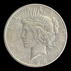 1923-S Peace Silver Dollar, XF