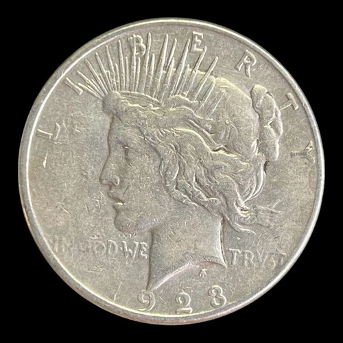 1923-S Peace Silver Dollar, XF