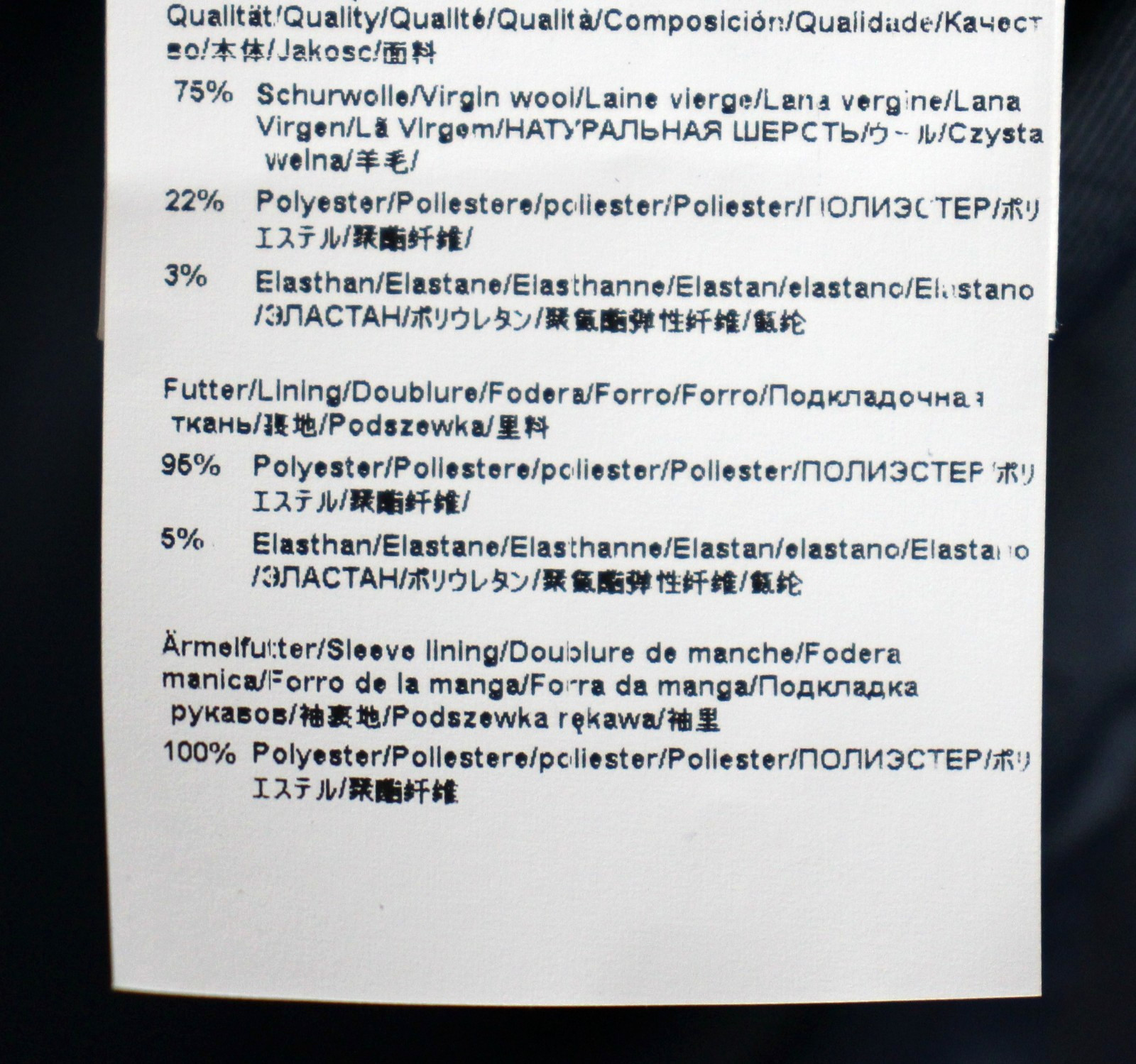 Hugo Boss Sport Coat 40 R Mens Slim Fit Huge Navy Blue Wool Blazer Jacket NWT thumbnail 10