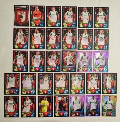 Match Attax Bundesliga 19/20 FC Augsburg Team Set 32 Karten 2019/2020