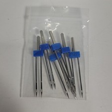 Lot 6 Sewing Machine Needles Double Stitch Tw...