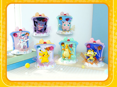 Pokemon Happy Party Photo Frame 3D Diorama Figure (6 Type)