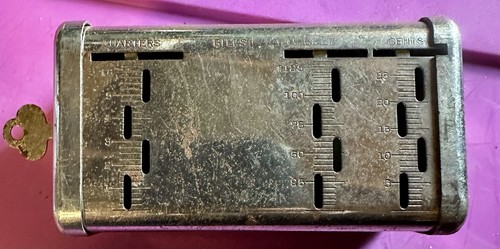 Clement National Bank Rutland Vermont Metal Savings Bank With Key RARE - Bild 5 von 7