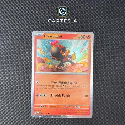 Charcadet Paradox Rift PAR 026 Pokémon TCG English Near Mint Cosmo Holo Promo
