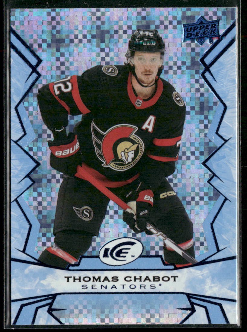 2022-23 Upper Deck Ice Thomas Chabot Ice Blue #53 Ottawa Senators