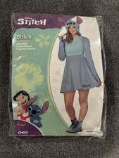 Spirit Halloween Disney Stitch Costume Girls size Large 12-14