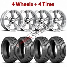 17 Inch Staggered Gray Wheels Rims Tires Ford Mustang 1965 1966 1967 1968 5x4.5 17 Inch Staggered Gray Wheels Rims Tires Ford Mustang 1965 1966 1967 1968 5x4.5