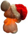 Vintage 1970's Christmas Ceramic Mouse Night Light Switch Decoration WORKS Gift — photo 3