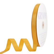 100 Yards 5/8 Inch Gold Grosgrain Ribbon Gold Grosgrain Ribbon for Crafts