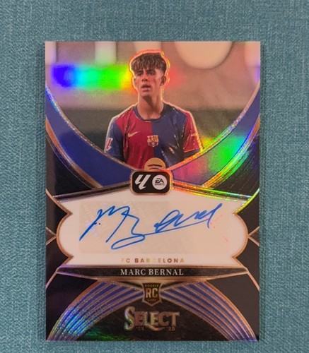 Marc Bernal 2024-25 Panini Select La Liga Signatures Auto Black 1/1 RC #SE-MB